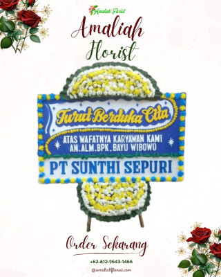 Papan Bunga Duka di Gunungguruh