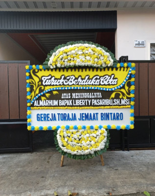Papan Bunga Duka di Gunungguruh