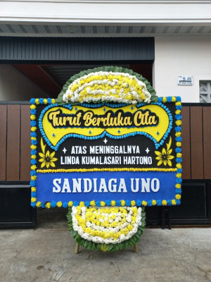 Papan Bunga Duka di Gunungguruh